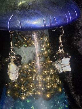 Handcrafted Wire-Wrapped Star Earrings